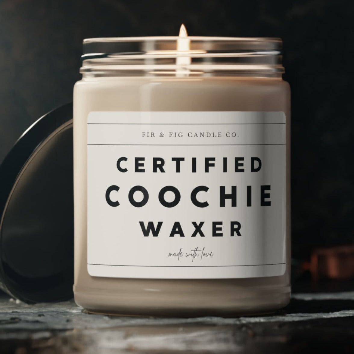 Certified Coochie Waxer 9oz Candle, Funny Candles, Candle Gifts, funny candle,Esthetician Gifts For Him + Her, Esthetician Graduation, waxer