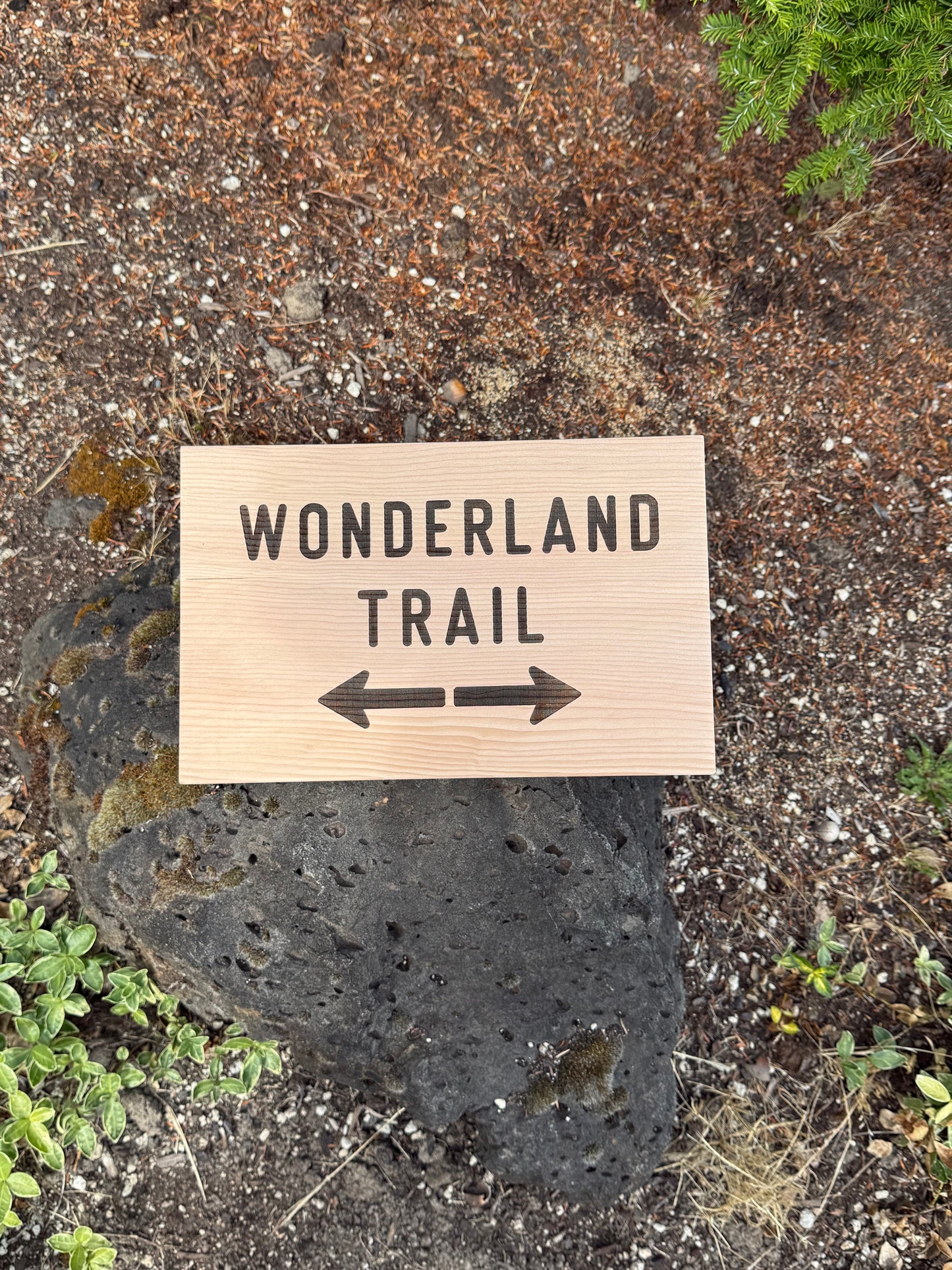 Wonderland Trail Sign Hiker Gift – Trail Directions