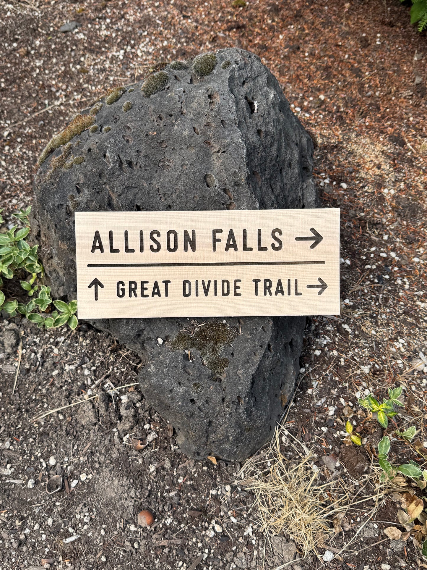 Great Divide Trail Sign – Allison Falls