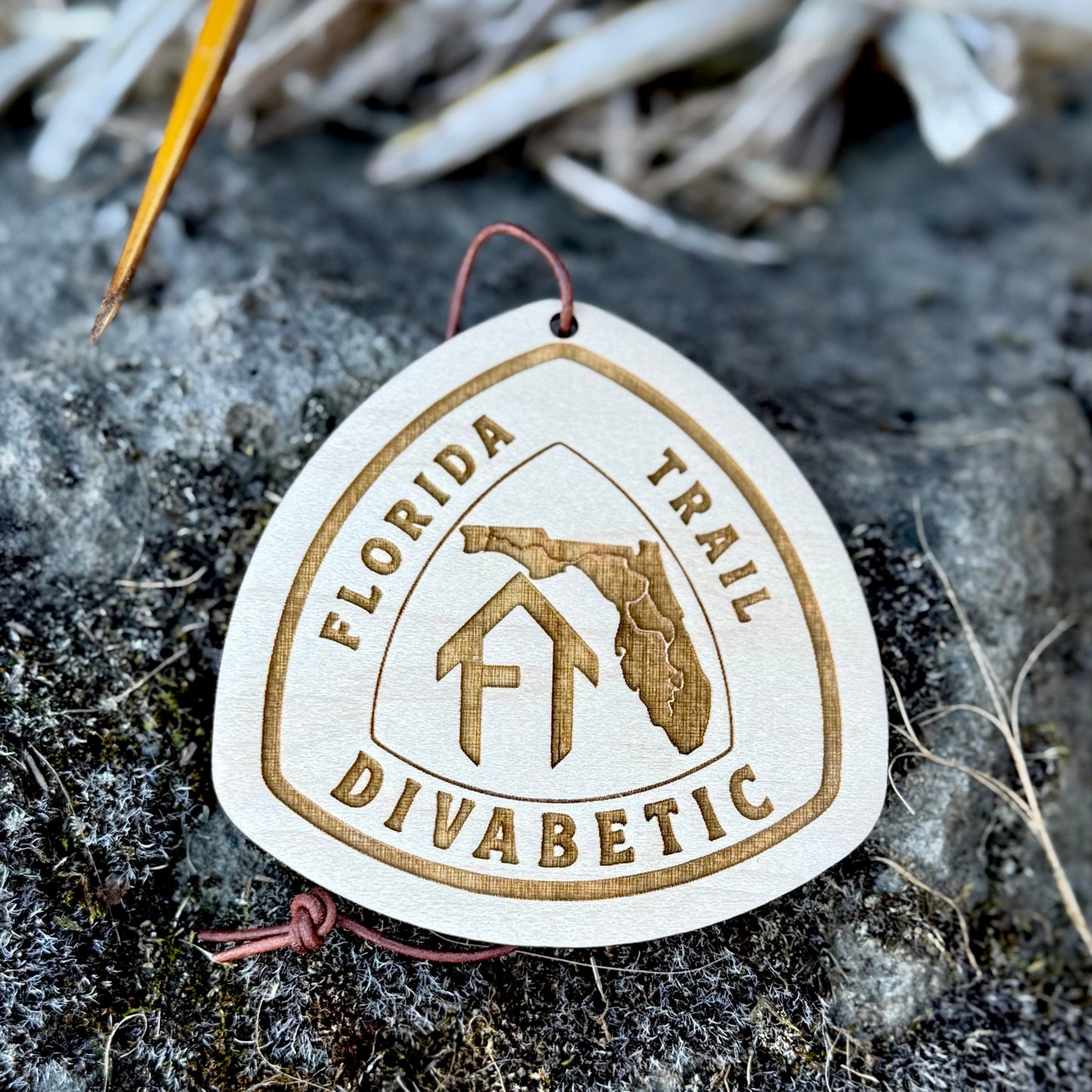 Personalized Florida Trail name tag for hikers, laser engraved wooden backpack tag, lightweight gear gift for thru hikers, eco friendly trail magic keepsake, custom trail name ornament Florida Trail, rustic reclaimed wood hiker badge, handmade Florida Trail backpack charm, custom engraved tag for hikers Florida Trail thru hike gift, unique hiker trading token Florida Trail gear, Florida Trail Trail Angel gift custom wood tag, handmade lightweight hiker keepsake Florida Trail badge, trail name wood ornament
