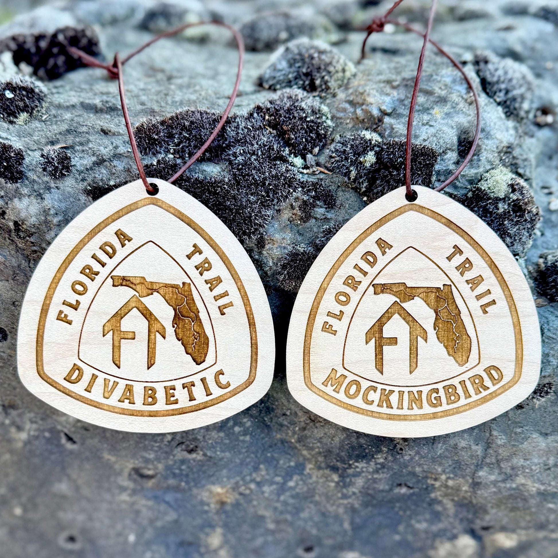 Personalized Florida Trail name tag for hikers, laser engraved wooden backpack tag, lightweight gear gift for thru hikers, eco friendly trail magic keepsake, custom trail name ornament Florida Trail, rustic reclaimed wood hiker badge, handmade Florida Trail backpack charm, custom engraved tag for hikers Florida Trail thru hike gift, unique hiker trading token Florida Trail gear, Florida Trail Trail Angel gift custom wood tag, handmade lightweight hiker keepsake Florida Trail badge, trail name wood ornament
