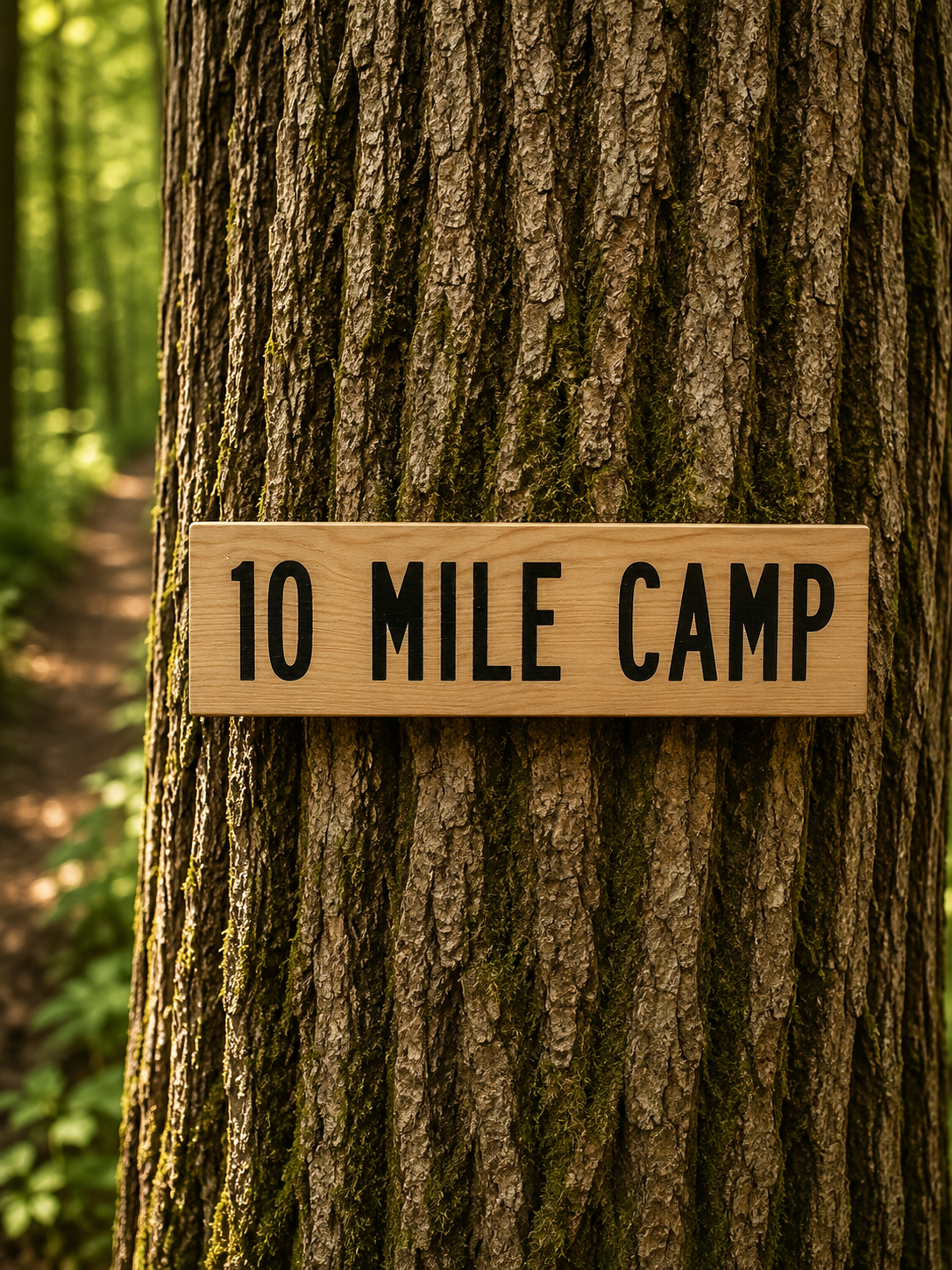 Florida Trail Sign Hiker Gift - 10 Mile Camp