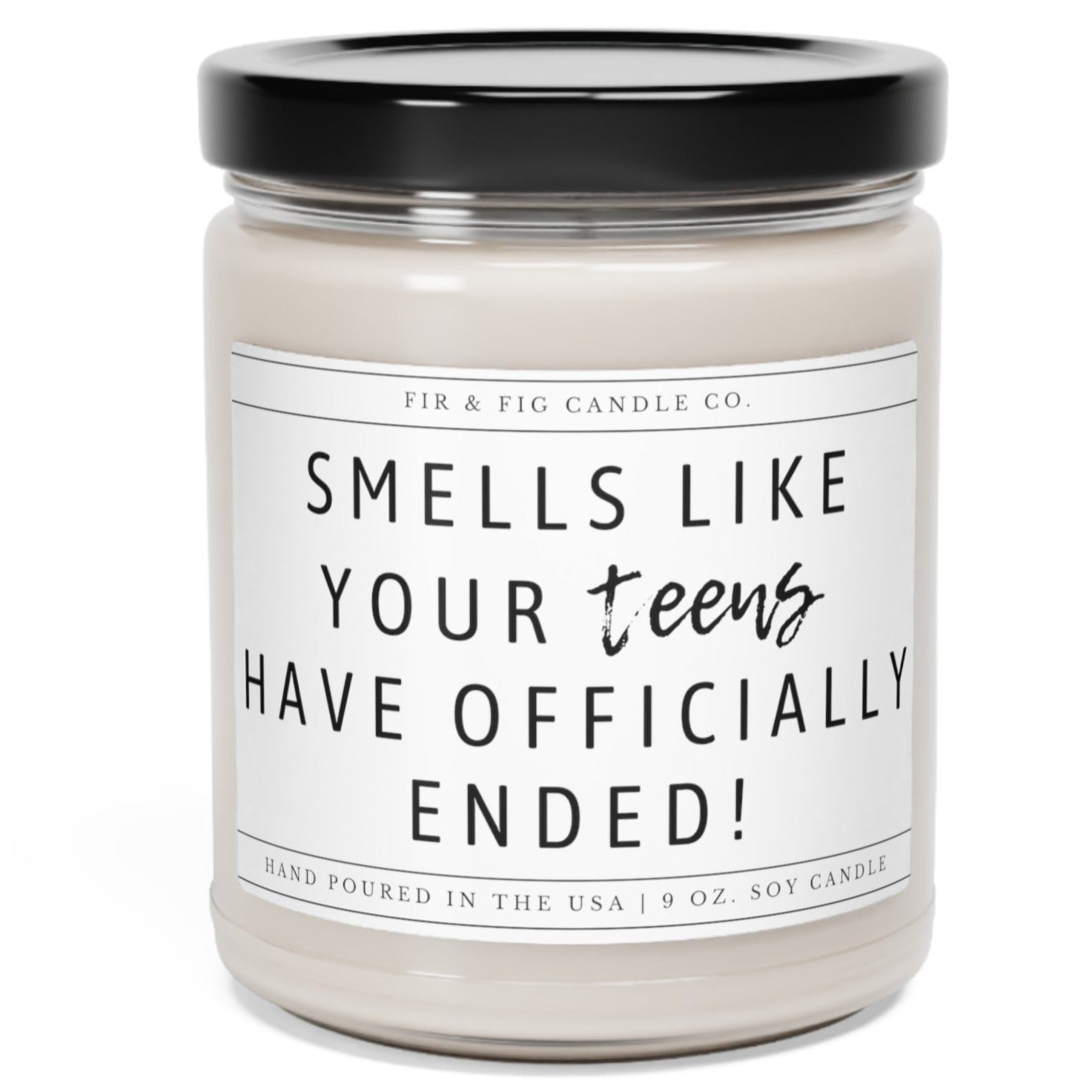 Smells like your teens have ended 100% Eco-Friendly Soy Candle, Look at You Turning 20, 20th Birthday Candle, teens have ended, gift for her