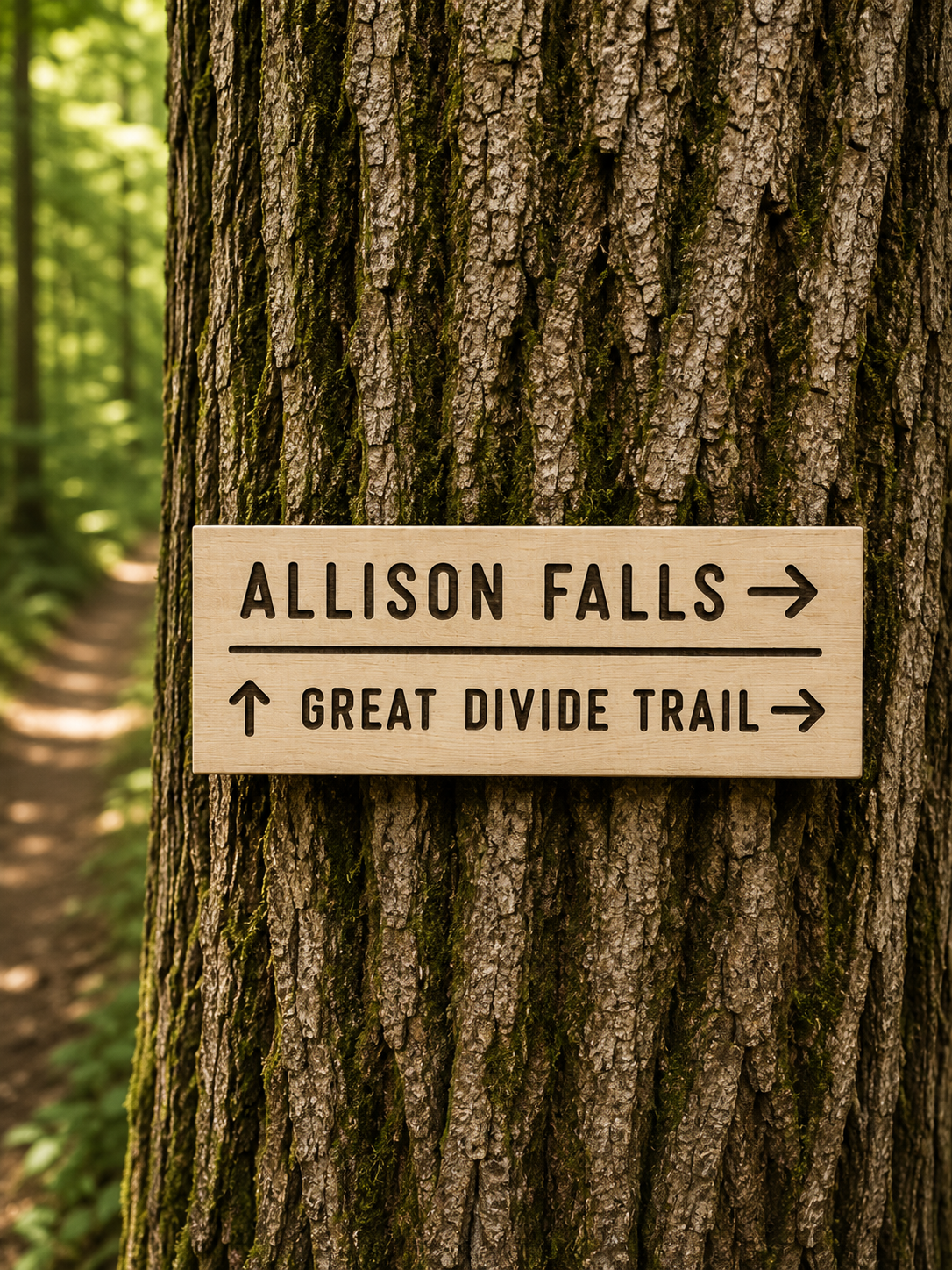 Great Divide Trail Sign – Allison Falls