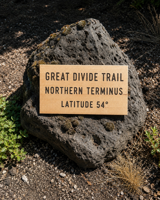 Great Divide Trail Sign – Northern Terminus