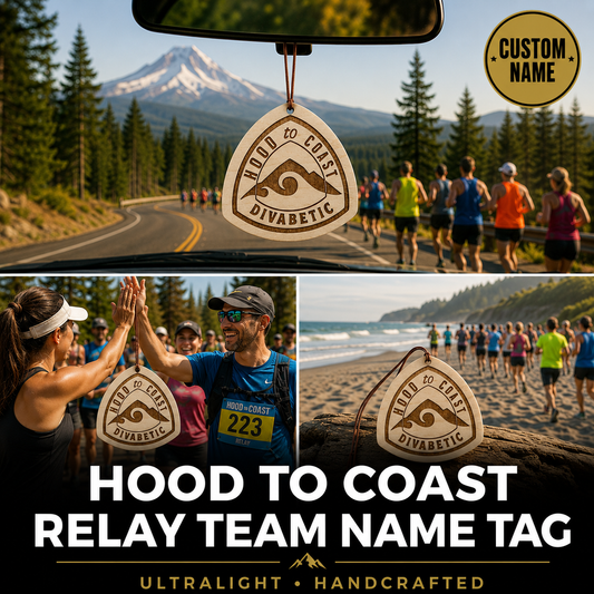 Hood to Coast Relay Team Name Tag