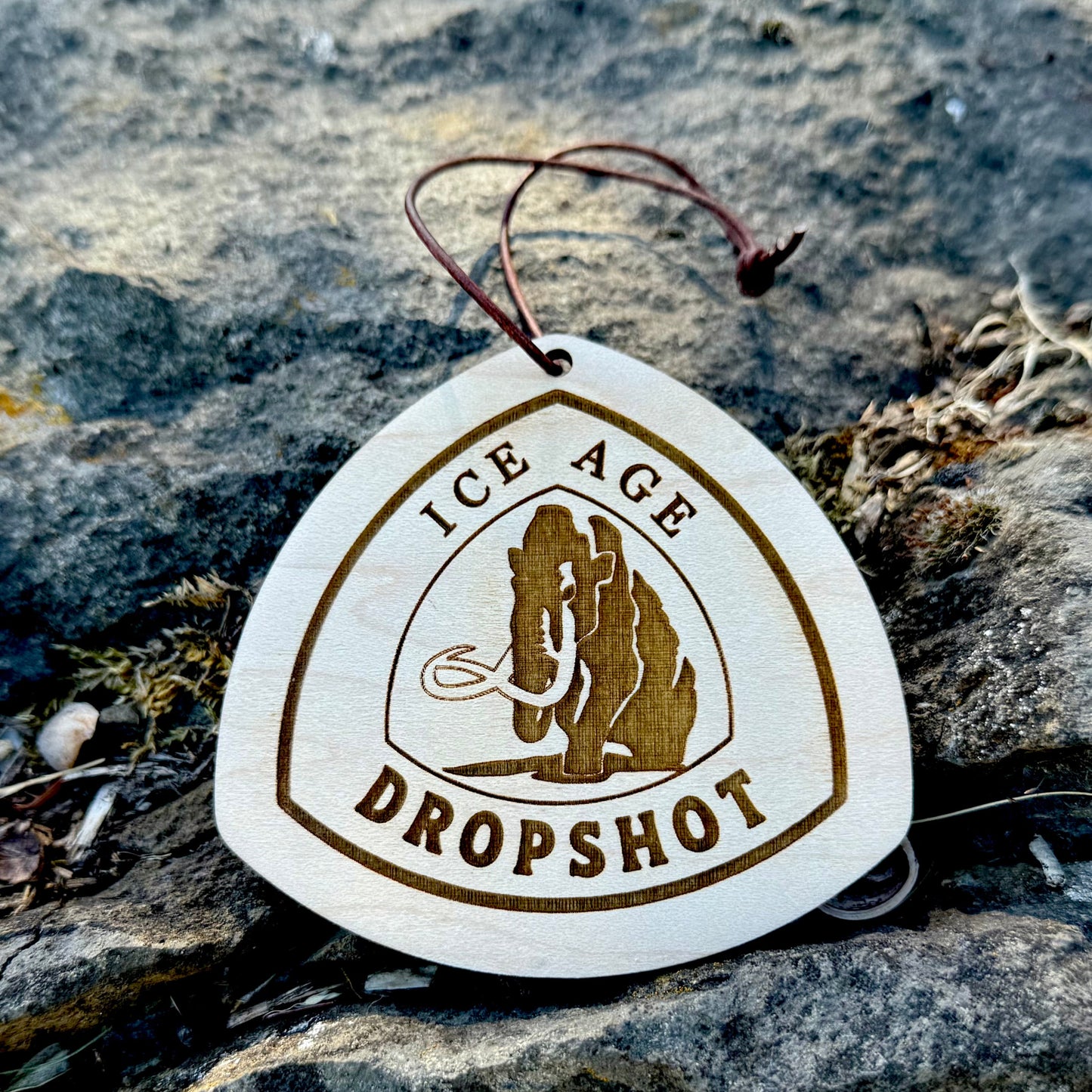 personalized wooden Ice Age Trail backpack tag with engraved trail name, laser engraved reclaimed wood Ice Age Trail name tag for hikers, custom Ice Age Trail thru-hiker gift lightweight wooden tag, handmade wooden Ice Age Trail keepsake with leather loop, eco-friendly Ice Age Trail hiking tag personalized with trail nickname, custom engraved wood Ice Age Trail badge for backpack or keychain, unique Ice Age Trail hiker gift lightweight wooden trail name tag, rustic handmade Ice Age Trail gear tag