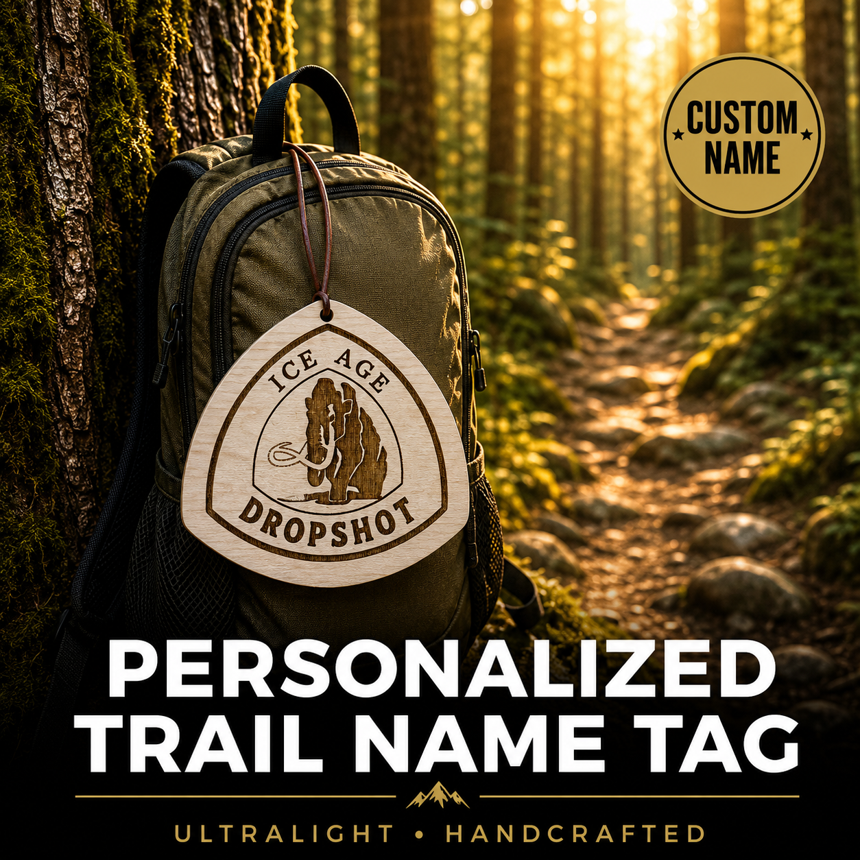 Ice Age Trail Hangtag Hiker Gift