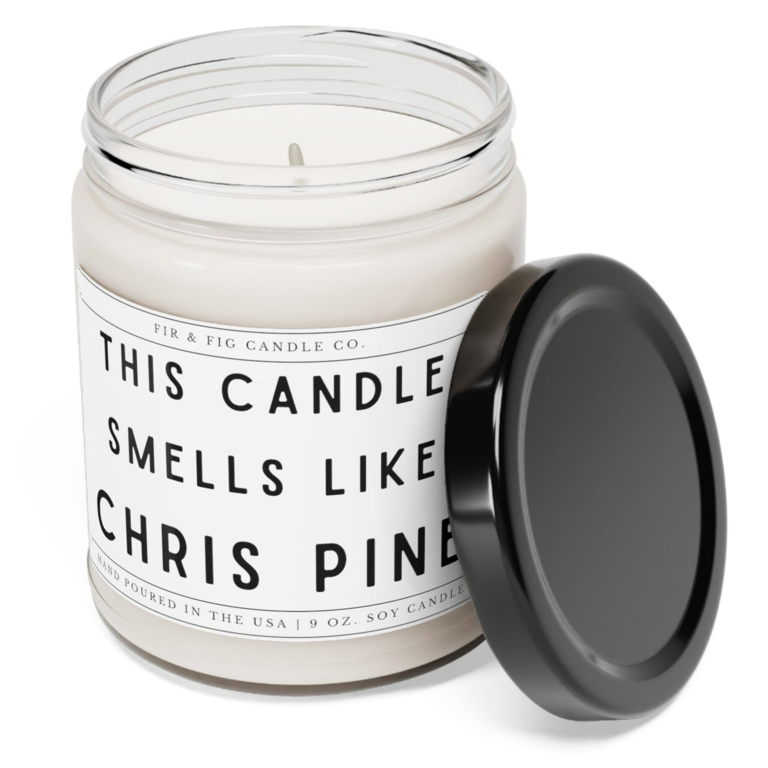 This Candle Smells Like Chris Pine 100% Eco-Friendly 9oz Soy Candle, friend candle, gift for her, gift for him, fun candle, direct ship