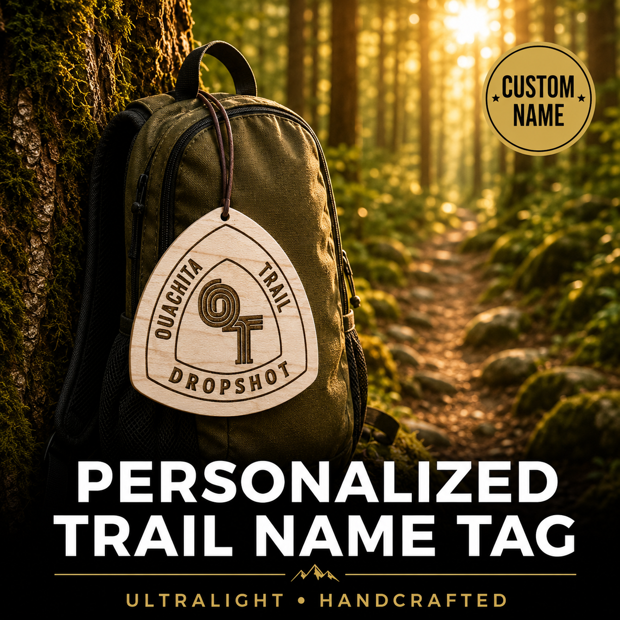 Ouachita Trail Hangtag Hiker Gift