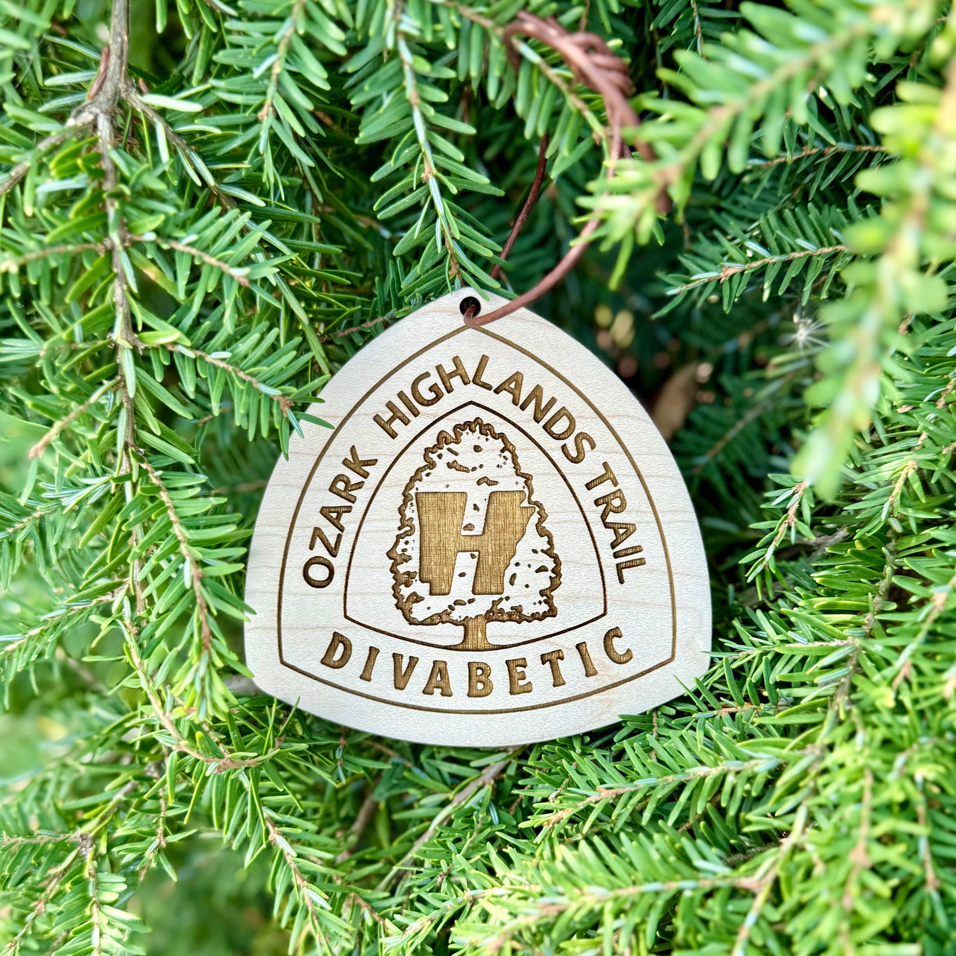 ozark highlands trail name tag personalized, custom ozark trail backpack tag, engraved wooden hiking tag ozark highlands, lightweight ozark trail keepsake, thru hiker gear tag ozark highlands trail, trail name tag ozark ornament, rustic engraved wood tag for hikers ozark, ozark trail angel gift idea, custom backpack charm ozark highlands trail, eco friendly wooden trail name badge ozark, unique hiking gift ozark highlands trail, ozark highlands trail souvenir tag personalized, OHT Tag Gift