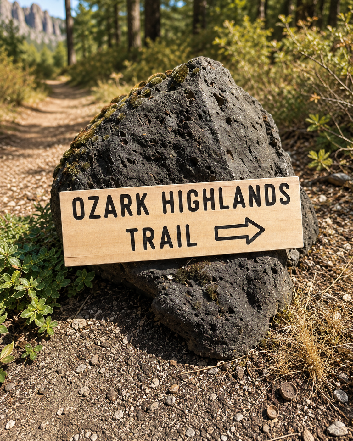 Ozark Highlands Trail Sign – Directional Sign