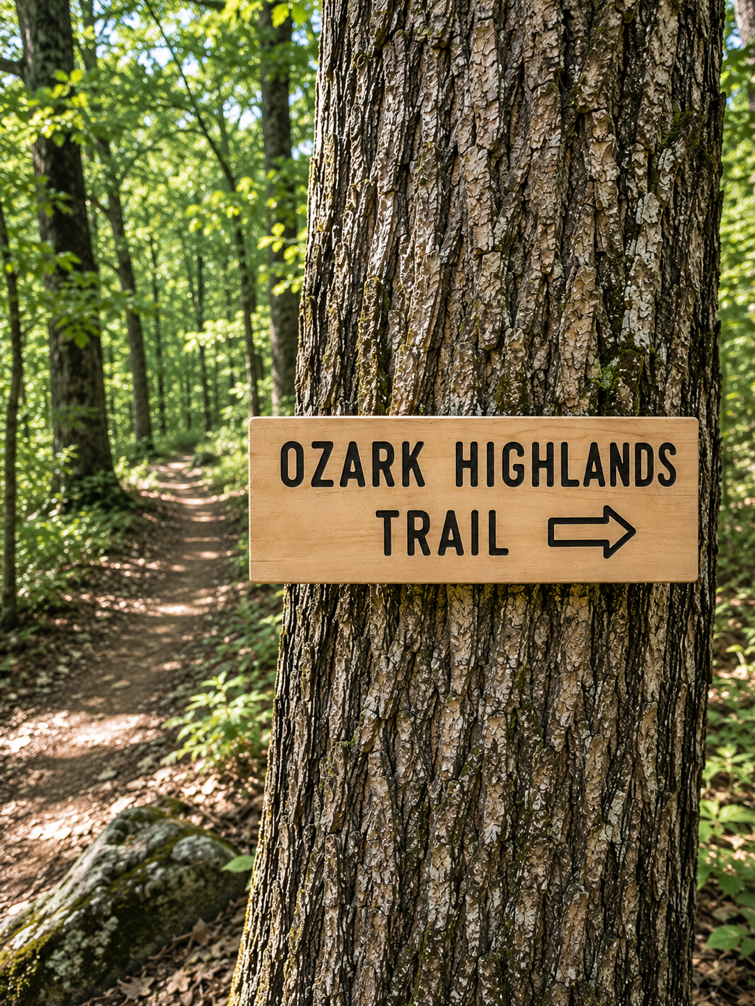 Ozark Highlands Trail Sign – Directional Sign