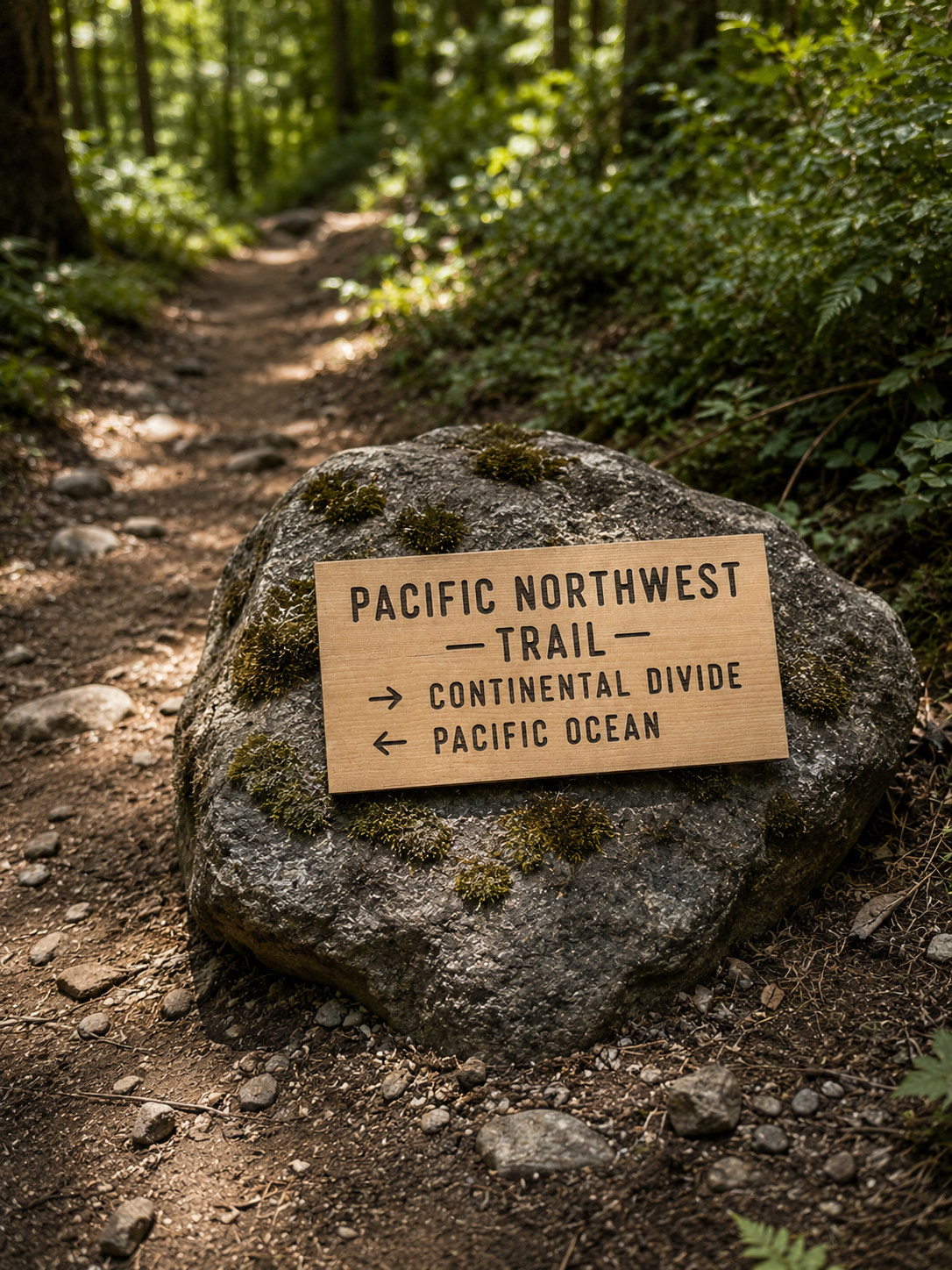 Pacific Northwest Trail Sign – Pacific Ocean