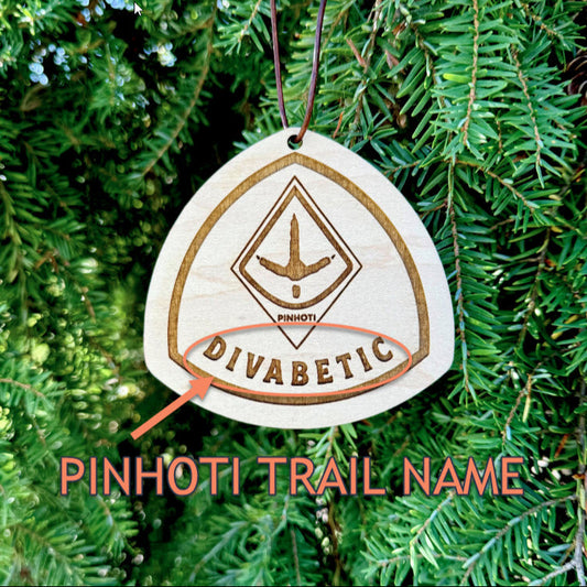 pinhoti trail name tag, custom wooden backpack tag for pinhoti trail, personalized trail name hanger pinhoti trail, laser engraved wood tag for hikers, lightweight hiking tag for pinhoti thru hike, rustic wood backpack charm pinhoti trail, trail magic gift pinhoti trail, eco friendly hiking keepsake pinhoti, personalized wooden ornament pinhoti trail, handmade pinhoti trail hiker gift, reclaimed wood trail name tag pinhoti trail, custom hiker nickname tag