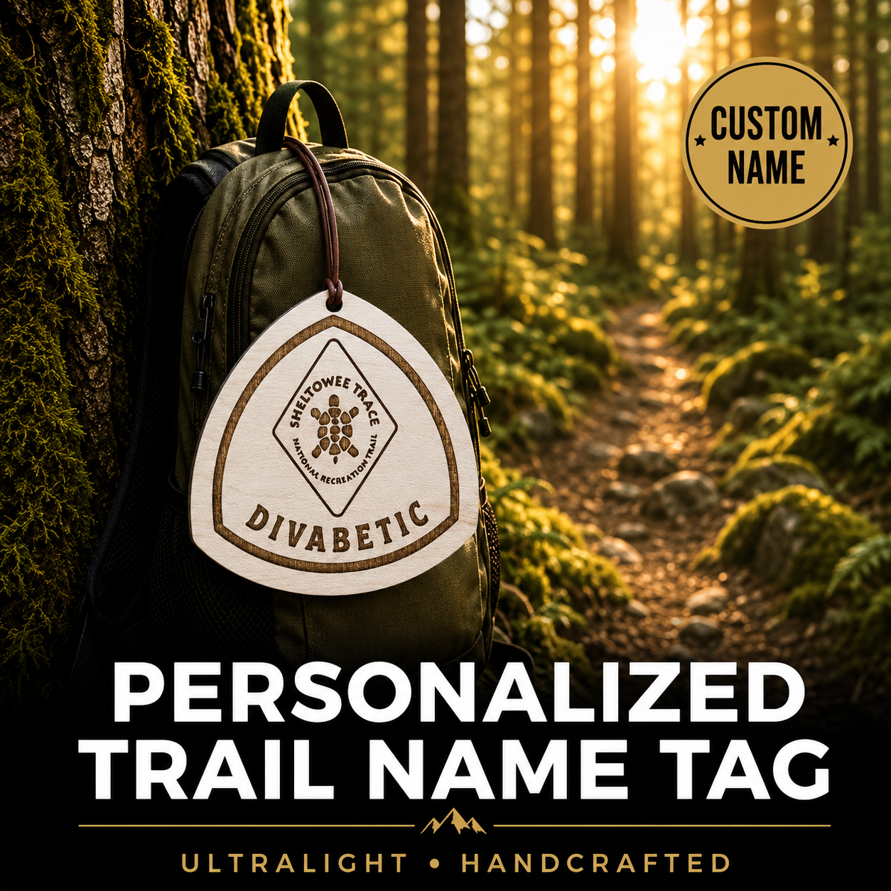 Sheltowee Trace Trail Hangtag Hiker Gift