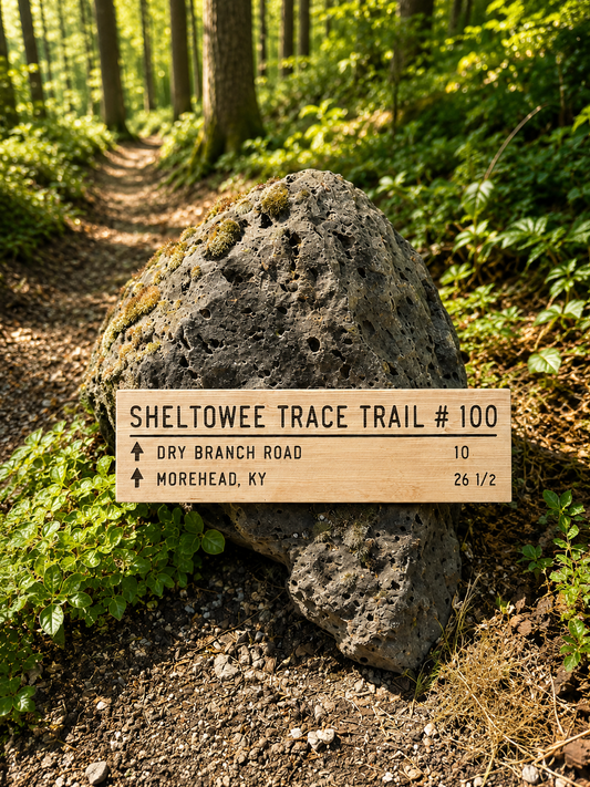 Sheltowee Trace Trail Sign – Dry Ranch Road