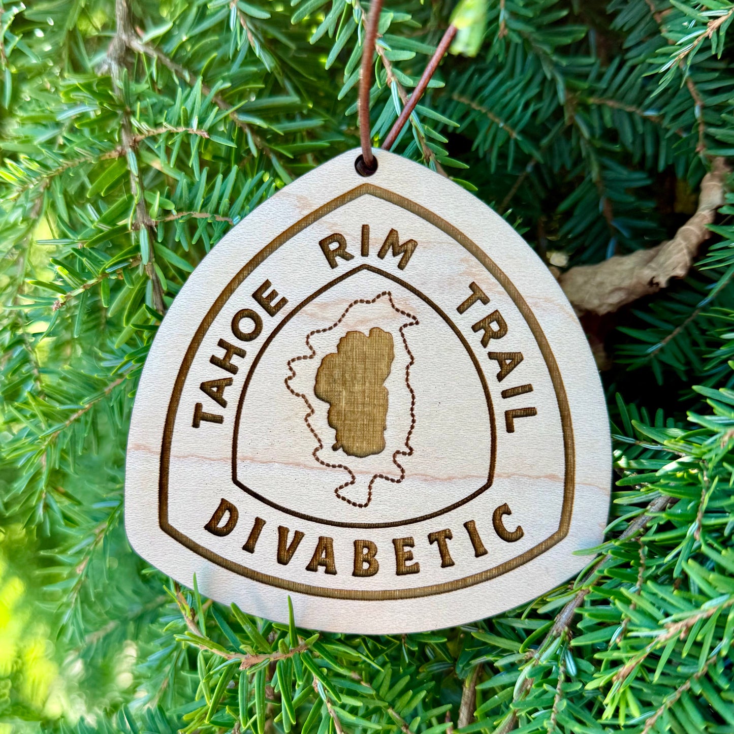 Tahoe Rim Trail trail name tag, custom wooden Tahoe Rim Trail backpack tag, personalized TRT hiker name tag, lightweight engraved wood hiking tag, thru-hiker Tahoe Rim Trail gear accessory, laser-engraved reclaimed wood Tahoe Rim Trail keepsake, rustic Tahoe Rim Trail hiker gift, Tahoe Rim Trail backpack ornament tag, eco-friendly wooden Tahoe Rim Trail trail magic gift, handmade personalized hiker trail tag for Tahoe Rim Trail