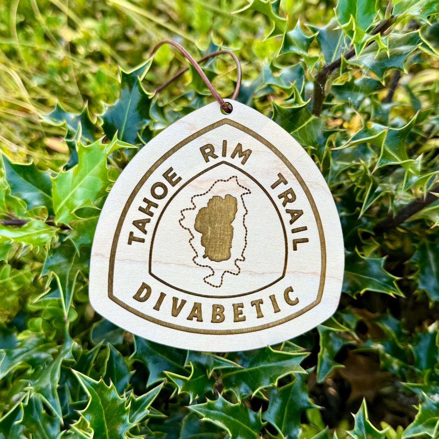 Tahoe Rim Trail trail name tag, custom wooden Tahoe Rim Trail backpack tag, personalized TRT hiker name tag, lightweight engraved wood hiking tag, thru-hiker Tahoe Rim Trail gear accessory, laser-engraved reclaimed wood Tahoe Rim Trail keepsake, rustic Tahoe Rim Trail hiker gift, Tahoe Rim Trail backpack ornament tag, eco-friendly wooden Tahoe Rim Trail trail magic gift, handmade personalized hiker trail tag for Tahoe Rim Trail