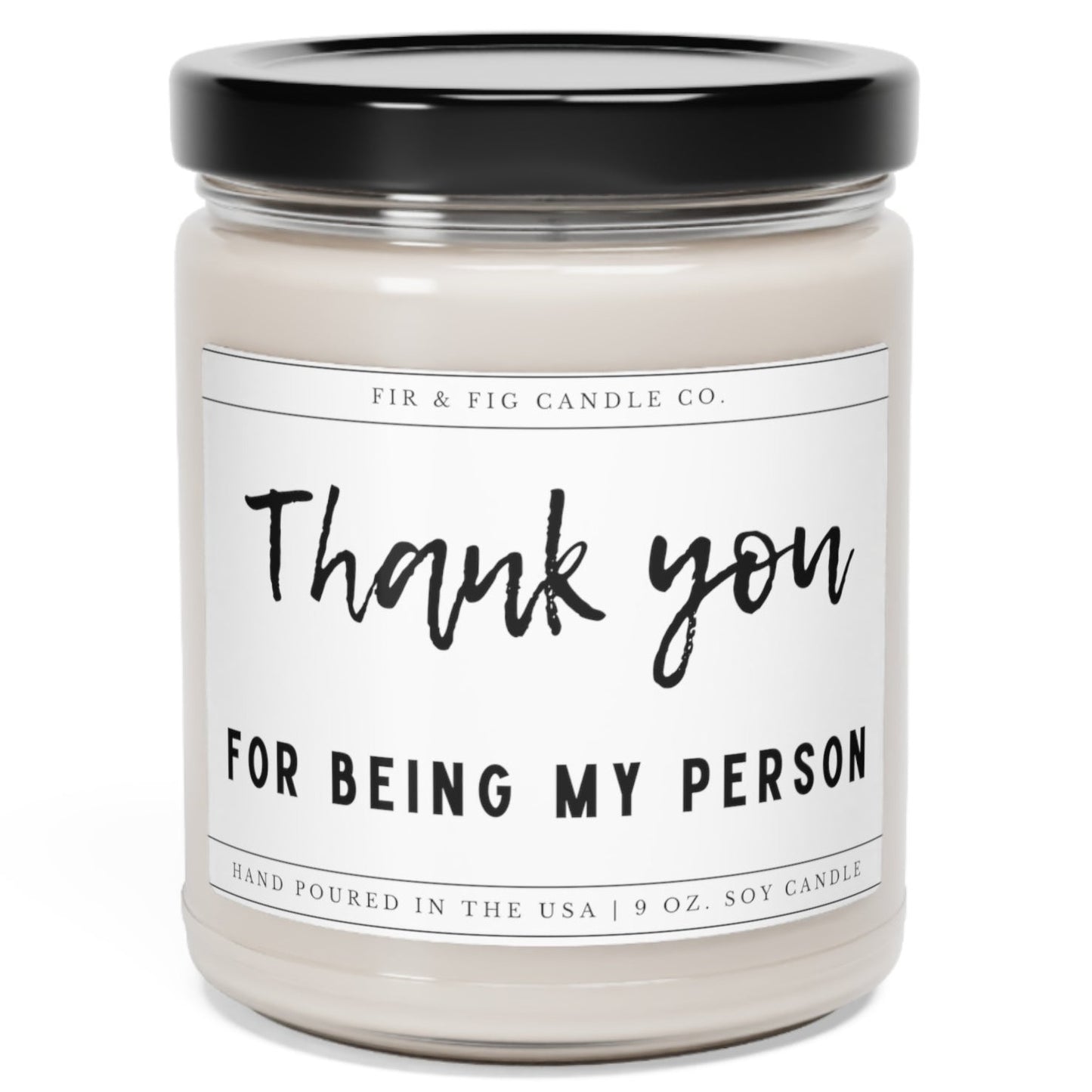 Thank you for being my Person 100% Eco-Friendly 9oz Soy Candle, Friendship Candle, co-worker Candle gift, Gift for co-worker, Staff candle