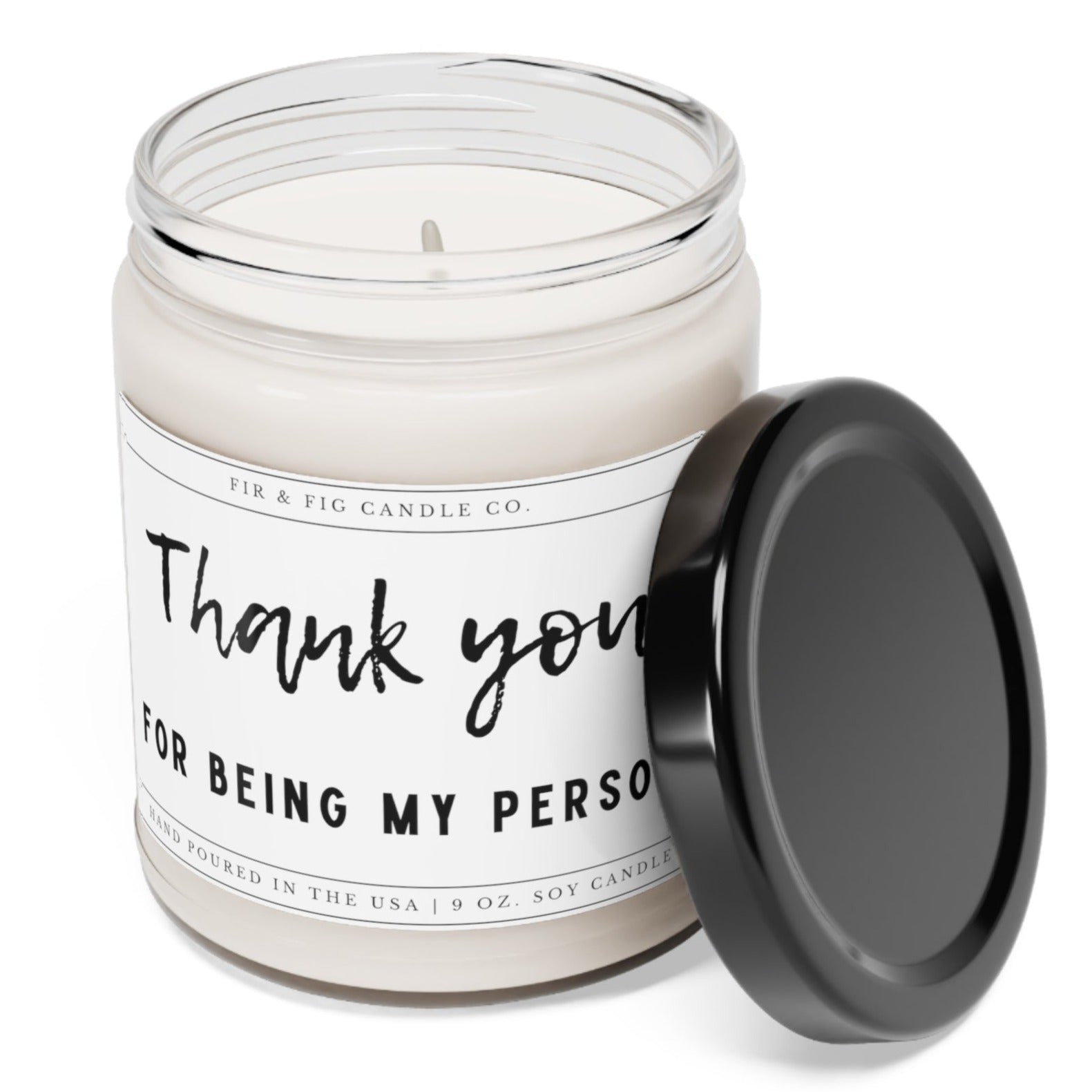 Thank you for being my Person 100% Eco-Friendly 9oz Soy Candle, Friendship Candle, co-worker Candle gift, Gift for co-worker, Staff candle