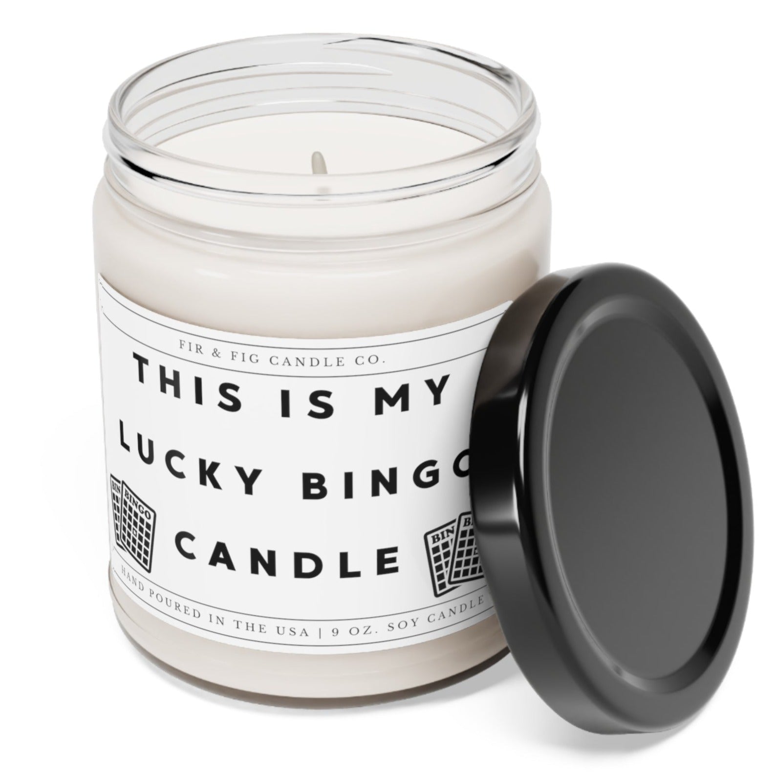 This is my lucky BINGO 100% Eco-Friendly 9oz Soy Candle, Bingo Candle, Gift for bingo player, Bingo Good Luck Charm, candle Gift, Bingo Gift
