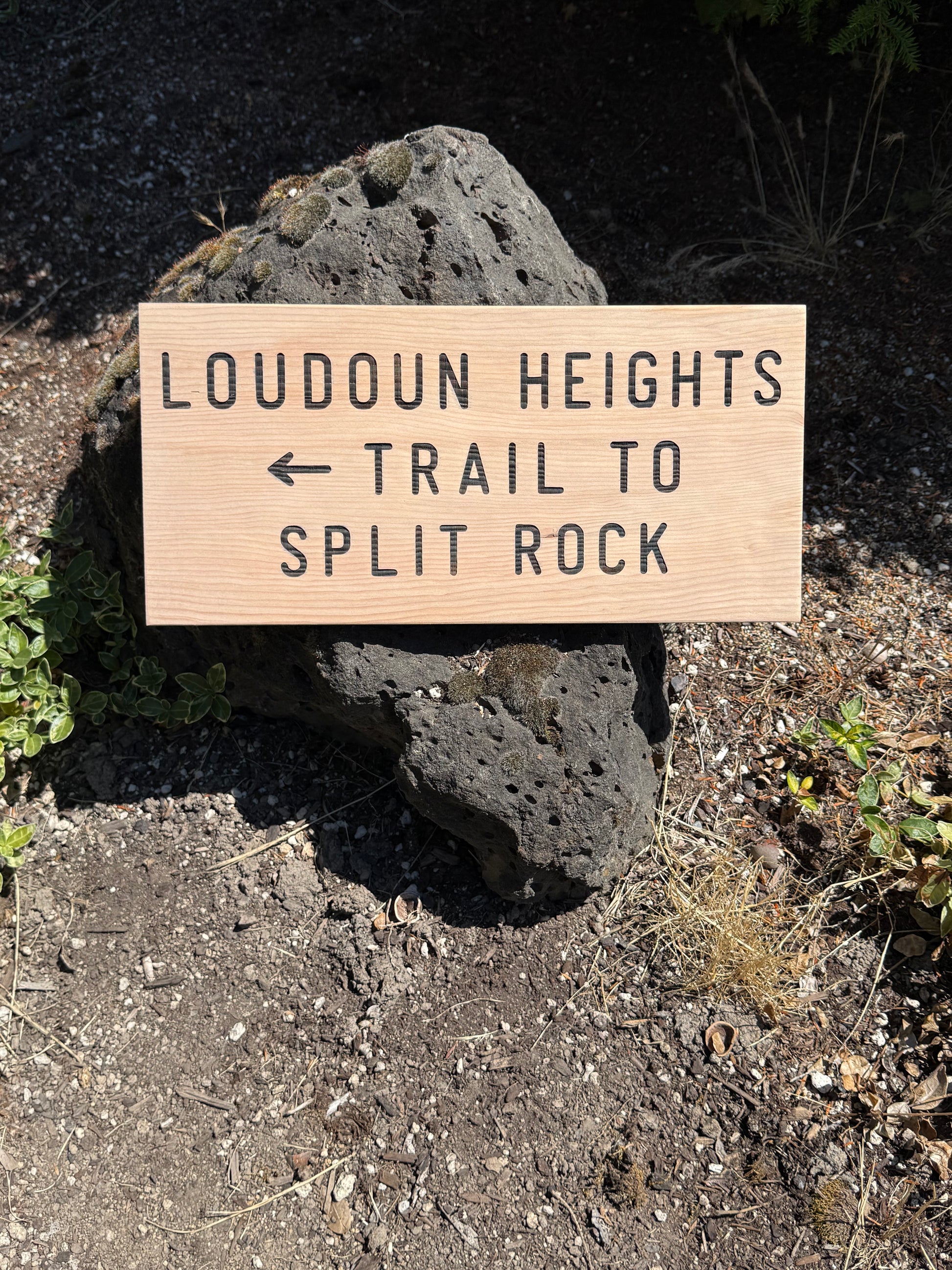 Appalachian Trail wooden sign designed for backpackers, hikers, and outdoor adventure lovers