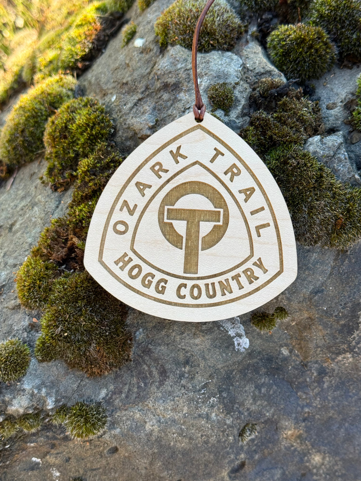 Personalized Ozark Trail backpack tag makes a lightweight trail magic gift for hikers, backpacking friends and Trail Angels