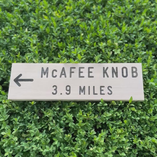 appalachian-trail-gift-for-hikers-mcafee-knob  Appalachian Trail McAfee Knob sign gift for thru hikers, section hikers, backpackers, and long-distance hiking enthusiasts