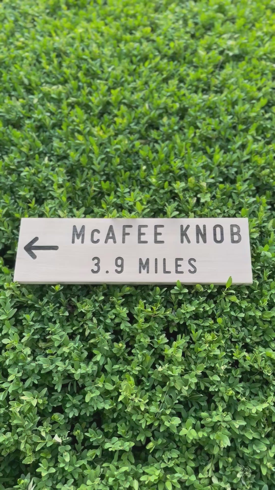 appalachian-trail-gift-for-hikers-mcafee-knob  Appalachian Trail McAfee Knob sign gift for thru hikers, section hikers, backpackers, and long-distance hiking enthusiasts