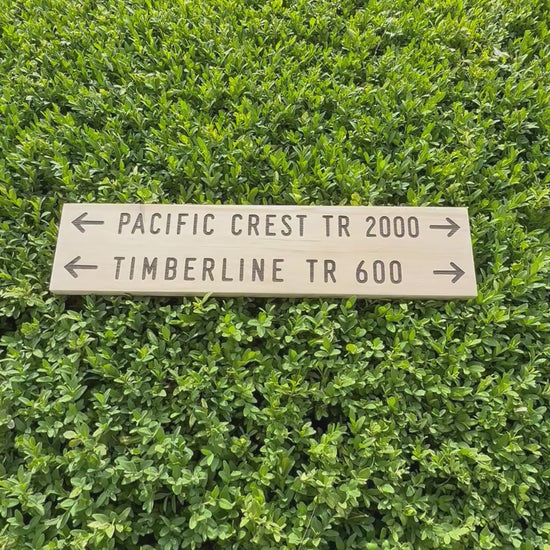 PCT Timberline Trail 600 sign gift for thru hikers, section hikers, backpackers, and Pacific Crest Trail enthusiasts