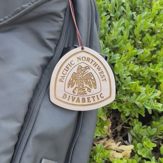 pacific northwest trail wooden name tag, pnt backpack tag custom engraved, personalized hiking badge for pacific northwest trail, custom trail name tag 3.5 inch wood, lightweight wooden hangtag for pnt hikers, engraved backpack charm pacific northwest trail, reclaimed wood trail name badge pnt, hiking gift for pacific northwest trail hikers, custom backpack tag trail magic pnt, thru hiker keepsake pacific northwest trail, laser engraved wooden badge for pnt hikers, personalized hiking gear tag pacific north