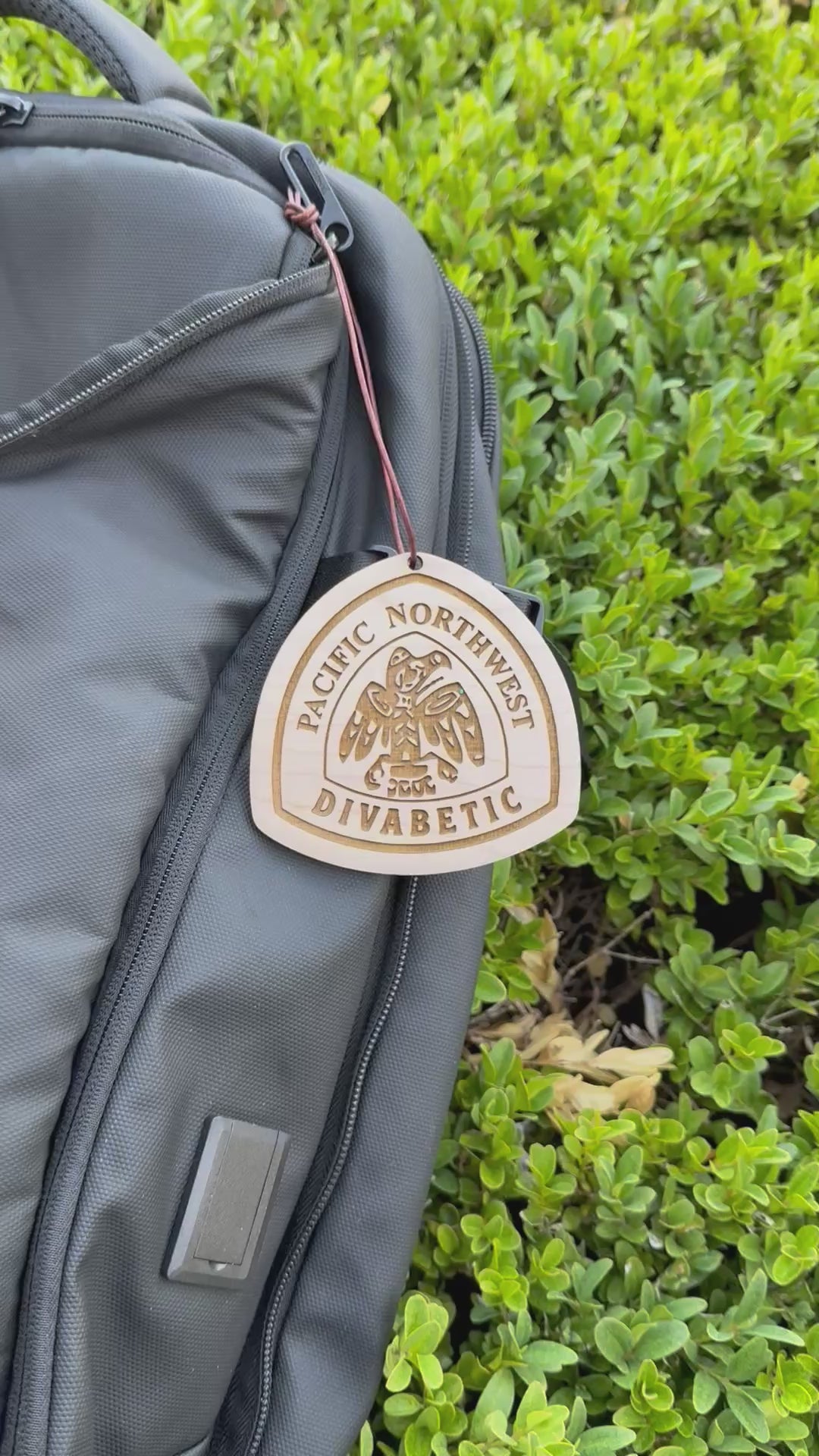 pacific northwest trail wooden name tag, pnt backpack tag custom engraved, personalized hiking badge for pacific northwest trail, custom trail name tag 3.5 inch wood, lightweight wooden hangtag for pnt hikers, engraved backpack charm pacific northwest trail, reclaimed wood trail name badge pnt, hiking gift for pacific northwest trail hikers, custom backpack tag trail magic pnt, thru hiker keepsake pacific northwest trail, laser engraved wooden badge for pnt hikers, personalized hiking gear tag pacific north