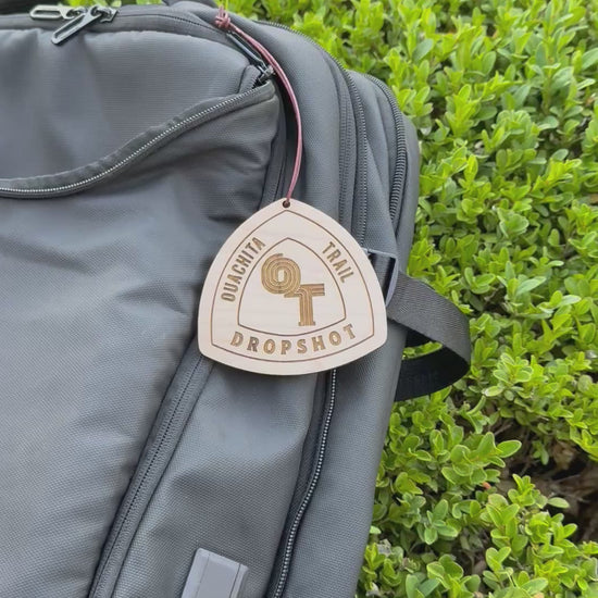 ouachita trail name tag personalized, custom ouachita trail backpack tag, engraved wooden hiking tag ouachita, lightweight ouachita trail keepsake, thru hiker gear tag ouachita trail, trail name tag ouachita ornament, rustic engraved wood tag for hikers ouachita, ouachita trail angel gift idea, custom backpack charm ouachita trail, eco friendly wooden trail name badge ouachita, unique hiking gift ouachita trail, ouachita trail souvenir tag personalized, handmade ouachita trail wooden tag