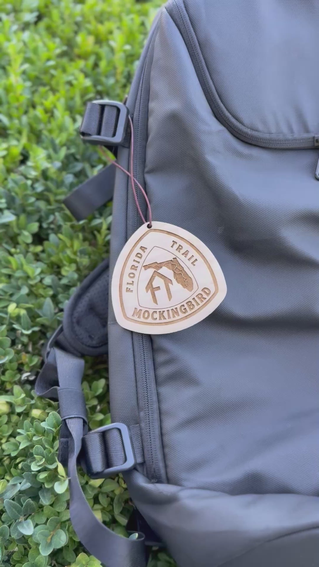 Personalized Florida Trail name tag for hikers, laser engraved wooden backpack tag, lightweight gear gift for thru hikers, eco friendly trail magic keepsake, custom trail name ornament Florida Trail, rustic reclaimed wood hiker badge, handmade Florida Trail backpack charm, custom engraved tag for hikers Florida Trail thru hike gift, unique hiker trading token Florida Trail gear, Florida Trail Trail Angel gift custom wood tag, handmade lightweight hiker keepsake Florida Trail badge, trail name wood ornament